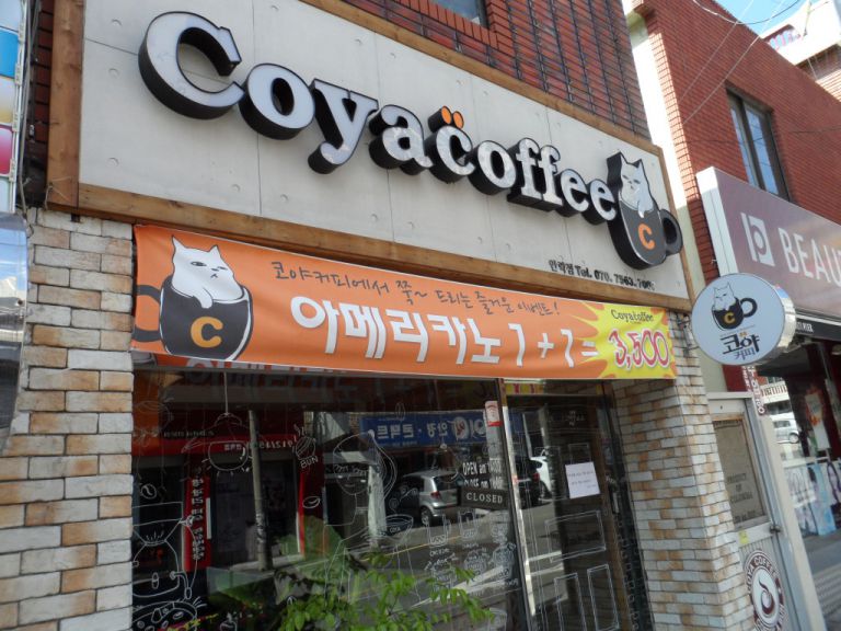 명장동 코야 커피  고급패브릭갈이 전,후
