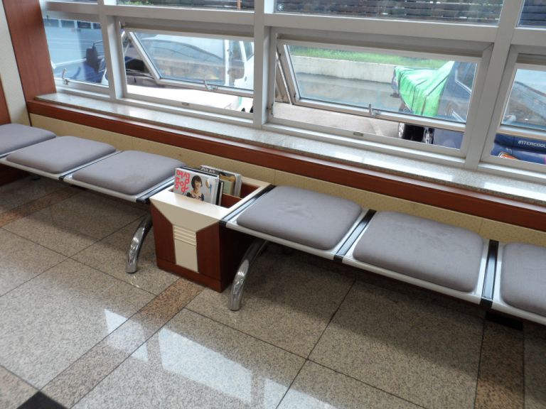 양산 상북 농협 객장대기의자 고급인조가죽갈이 전,후