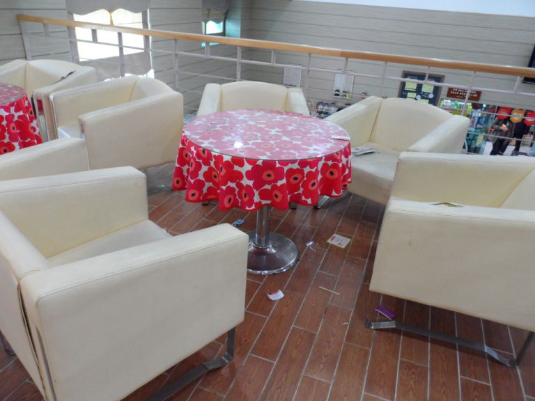 영도 고신대학교 휴게실 고급인조가죽갈이 전,후
